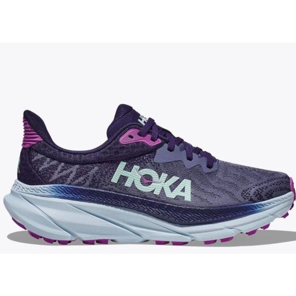 Hoka Challenger 7 WOMEN'S TRAIL RUNNING size 9.5 Meteor / Night Sky - Picture 1 of 13